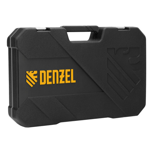 Набор инструментов, 1/2", 1/4", CrV, S2, пластиковый кейс, 64 предмета Denzel по ценам производителя в Москве с доставкой по всей России