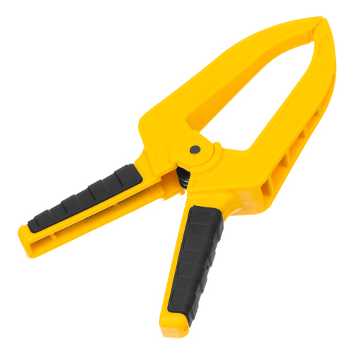 Струбцина клещеобразная, удлиненная 50 х 80 мм двухкомпонентные рукоятки Denzel по ценам производителя в Москве с доставкой по всей России