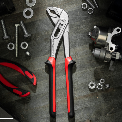 Клещи переставные Nickel (белый) 250 мм, хром-ванадий, двухкомпонентные рукоятки Matrix по ценам производителя в Москве с доставкой по всей России