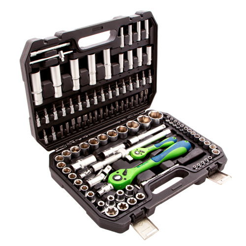 Набор инструментов 108 предметов, CrV, 1/2", 1/4" Сибртех по ценам производителя в Москве с доставкой по всей России