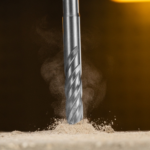 Бур по бетону, цельная крестовая пластина, 12x165 мм, SDS PLUS Denzel по ценам производителя в Москве с доставкой по всей России