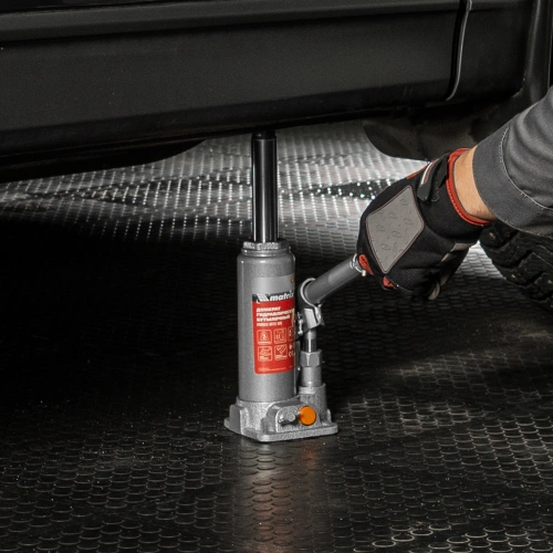 Домкрат гидравлический бутылочный, 2 т, h подъема 181-345 мм Matrix по ценам производителя в Москве с доставкой по всей России