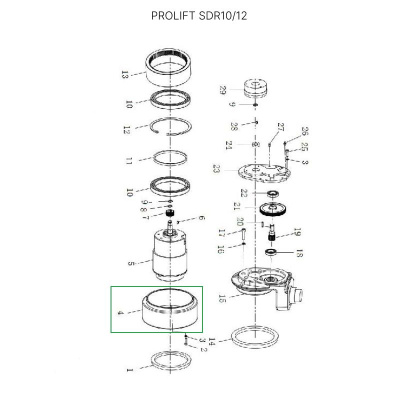 Ведущее колесо для штабелеров SDR 1-1,2 т, SD15, SD15L, SK15 по ценам производителя в Москве с доставкой по всей России