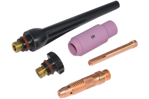 Горелка сварочная TIG  с газовым охлаждением WP-17 (2-pin, 4м) / Torch for TIG welding по ценам производителя в Москве с доставкой по всей России