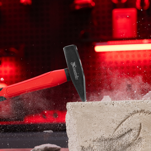 Молоток слесарный optimal, 400 г, фибергласовая обрезиненная рукоятка, квадратный боек Matrix по ценам производителя в Москве с доставкой по всей России