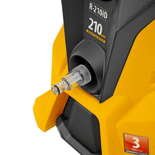 Моечная машина высокого давления R-210iD, 2600 Вт, 210 бар, 8.0 л/мин, асинхронный двигатель, барабан Denzel купить в Москве с доставкой по всей России | ProtosMarket.ru