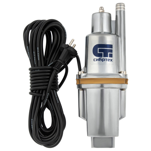 Вибрационный насос СВН300-10, верхний забор, 300 Вт, напор 75 м, 1200 л/ч, кабель 10 м Сибртех, 1200 л/ч по ценам производителя в Москве с доставкой по всей России