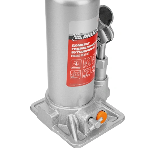 Домкрат гидравлический бутылочный, 4 т, h подъема 194-372 мм Matrix по ценам производителя в Москве с доставкой по всей России
