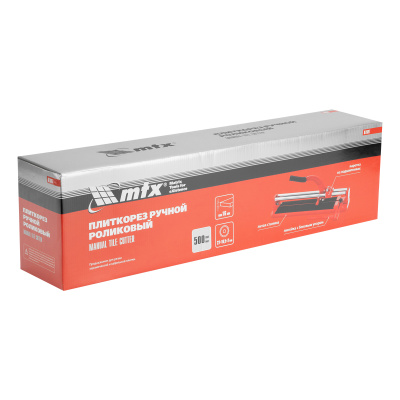 Плиткорез 500 х 16 мм, литая станина,каретка на подшипниках, усиленная рукоятка MTX по ценам производителя в Москве с доставкой по всей России