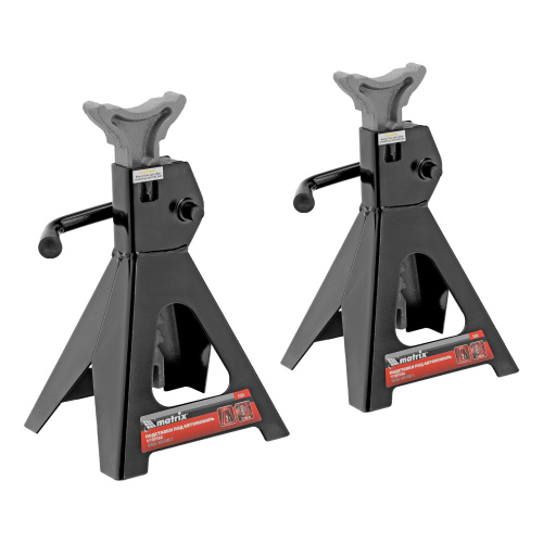Подставки под машину регулируемые, 2 т, H подъема 275-420 мм, 2 шт Matrix по ценам производителя в Москве с доставкой по всей России