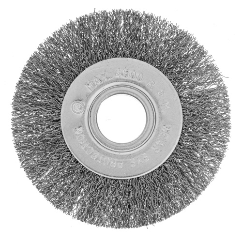 Щетка для УШМ, 100 мм, посадка 22.2 мм, плоская, витая проволока 0.3 мм Сибртех по ценам производителя в Москве с доставкой по всей России