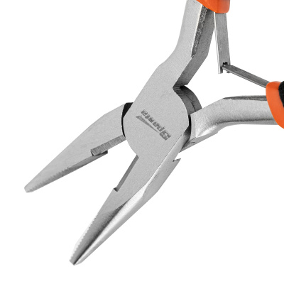 Длинногубцы прямые Mini, 130 мм, никелированные, авторазжим Sparta купить в Москве с доставкой по всей России | ProtosMarket.ru