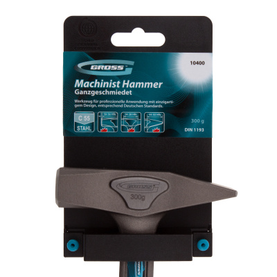 Молоток слесарный, цельнокованый, трехкомпонентная рукоятка, 300 г Gross по ценам производителя в Москве с доставкой по всей России