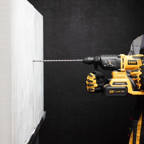 Бур по бетону, двойная спираль, три пылеотводящие кромки, 10 x 310 мм DENZEL по ценам производителя в Москве с доставкой по всей России