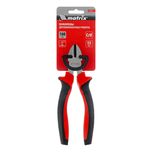 Бокорезы, 160 мм, хром-ванадий, двухкомпонентные рукоятки Matrix по ценам производителя в Москве с доставкой по всей России