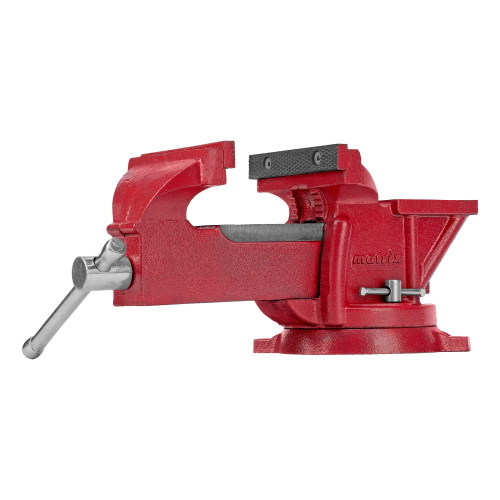 Тиски слесарные, 125 мм, поворотные, с наковальней Matrix по ценам производителя в Москве с доставкой по всей России