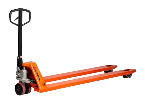 Гидравлическая тележка (рокла) ACR, 2,5 т, Вилы: 2000 Х 550, СибТаль, полиуретановые колеса по ценам производителя в Москве с доставкой по всей России