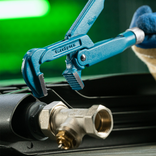 Ключ трубный рычажный №0, 3/4", литой, тип "L" Сибртех по ценам производителя в Москве с доставкой по всей России