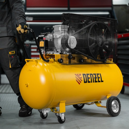 Компрессор воздушный рем. привод BCV 5500-T/200, 5,5 кВт, 200 литров, 850 л/мин Denzel по ценам производителя в Москве с доставкой по всей России