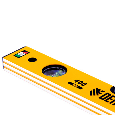 Уровень алюминиевый, 400 мм, фрезерованный, 3 глазка Denzel по ценам производителя в Москве с доставкой по всей России