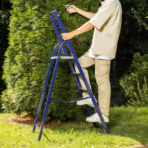 Стремянка, 5 ступеней, стальная, Сибртех по ценам производителя в Москве с доставкой по всей России