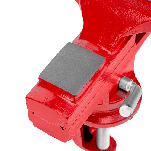 Тиски слесарные, 80 мм, настольные, поворотные, c наковальней MTX по ценам производителя в Москве с доставкой по всей России