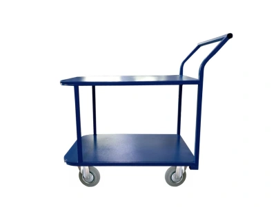 Тележка платформенная TOR ТП-1Я (500х800) 2х-ярусная (160мм) по ценам производителя в Москве с доставкой по всей России