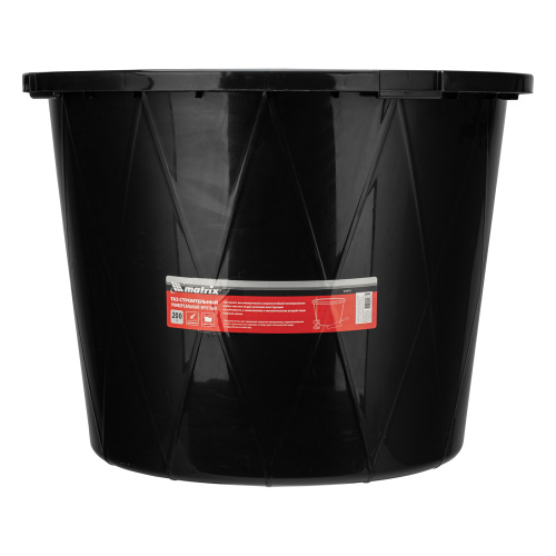 Таз строительный круглый универсальный, 200л, ударопрочный, с ребрами жесткости Matrix по ценам производителя в Москве с доставкой по всей России