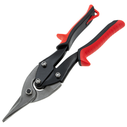 Ножницы по металлу, 250 мм, пряморежущие, для тонкого металла, обрезиненные рукоятки Matrix по ценам производителя в Москве с доставкой по всей России