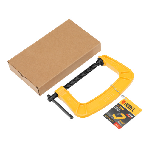 Струбцина G-образная, усиленная, 125 мм Denzel по ценам производителя в Москве с доставкой по всей России