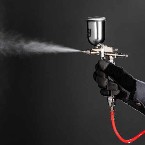 Краскораспылитель пневматический для финишных работ с верхним бачком V 0,1 л, сопло D 0.5 мм Matrix по ценам производителя в Москве с доставкой по всей России