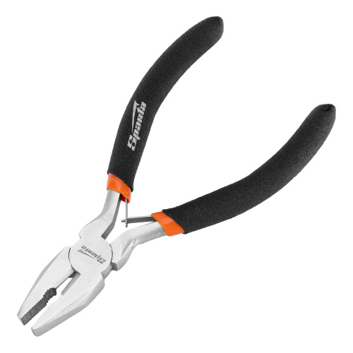 Плоскогубцы Mini, 130 мм, никелированные, авторазжим Sparta по ценам производителя в Москве с доставкой по всей России