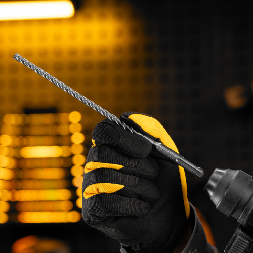 Бур по бетону, цельная крестовая пластина, 6x215 мм, SDS PLUS Denzel по ценам производителя в Москве с доставкой по всей России