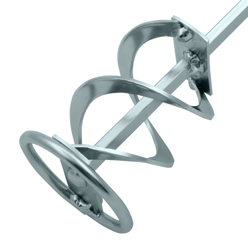 Миксер для красок и штукатурных смесей, 60 х 400 мм, оцинкованный, шестигранный хвостовик 8 мм Denzel по ценам производителя в Москве с доставкой по всей России