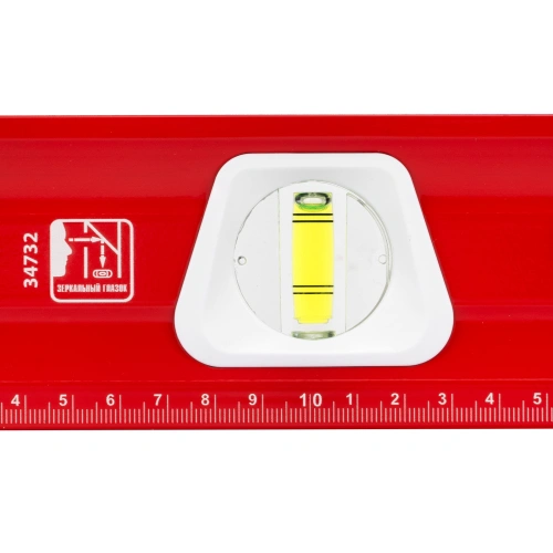 Уровень алюминиевый, магнит, фрезерованный, 3 глазка (1 зеркальный) двухкомпонентные рукоятки, 800 мм Matrix по ценам производителя в Москве с доставкой по всей России