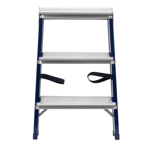 Стремянка двусторонняя 3 ступени, стальная, Сибртех по ценам производителя в Москве с доставкой по всей России