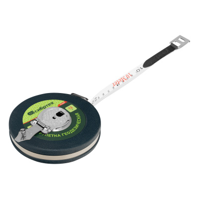 Рулетка геодезическая 10 м х 13 мм, закрытый корпус, фибергласовая лента Сибртех по ценам производителя в Москве с доставкой по всей России