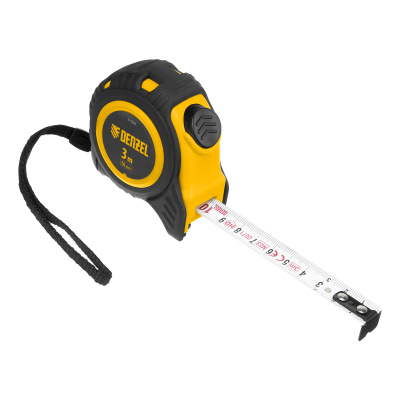 Рулетка 3м х 16мм, обрезиненный корпус, автоматическая фиксация Denzel по ценам производителя в Москве с доставкой по всей России