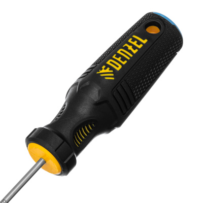 Отвертка, SL3х75 мм, S2, 3к рукоятка Denzel по ценам производителя в Москве с доставкой по всей России