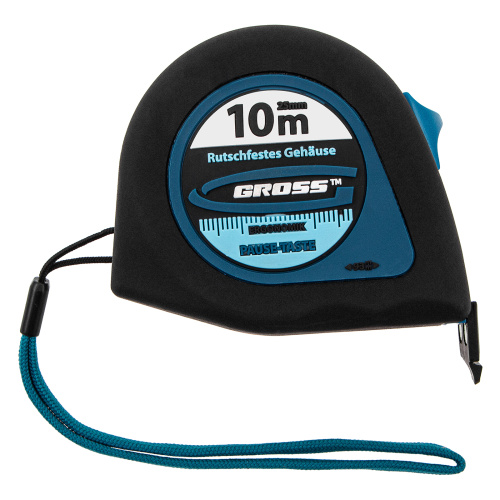 Рулетка "Ergonomisch",10 м x 25 мм,магнитный обрезиненный зацеп Gross по ценам производителя в Москве с доставкой по всей России