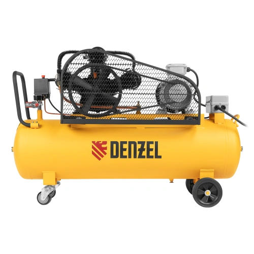 Компрессор воздушный BCW3000-T/100, ременный привод, 3.0 кВт, 100 литров, 520 л/мин Denzel по ценам производителя в Москве с доставкой по всей России
