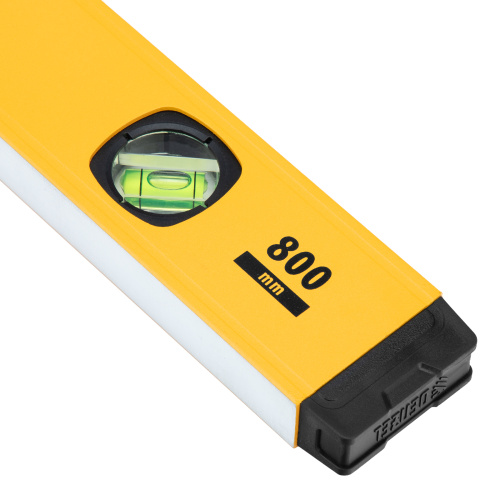 Уровень алюминиевый, магнит, фрезерованный, 3 глазка (1 зеркал.) 0,5 мм/м, 800 мм Denzel по ценам производителя в Москве с доставкой по всей России