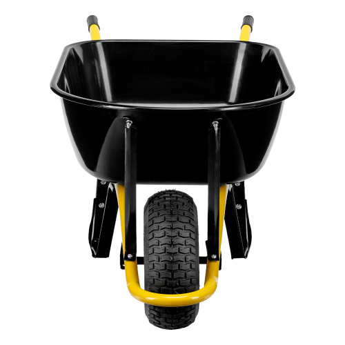 Тачка строительная, усиленная, объем 130 л, 230 кг, колесо 15х6.00-6 Denzel по ценам производителя в Москве с доставкой по всей России