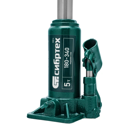 Домкрат гидравлический бутылочный, 5 т, 180-340 мм, в пласт. кейсе Сибртех по ценам производителя в Москве с доставкой по всей России