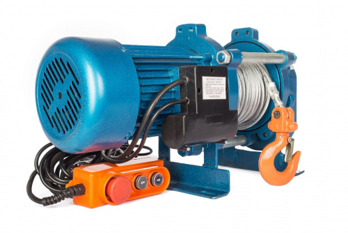 Лебедка электрическая  500/1000 кг 100/50 м с канатом 380 В TOR KCD по ценам производителя в Москве с доставкой по всей России