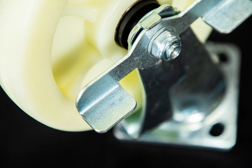 Колесо большегрузное поворотное SCdnb 80 200 мм полипропиленовое с тормозом по ценам производителя в Москве с доставкой по всей России