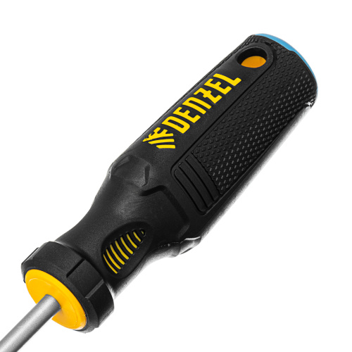 Отвертка, SL6x100 мм, S2, 3к рукоятка Denzel по ценам производителя в Москве с доставкой по всей России