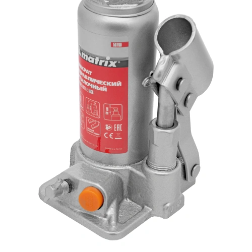 Домкрат гидравлический бутылочный, 2 т, h подъема 158-308 мм Matrix по ценам производителя в Москве с доставкой по всей России