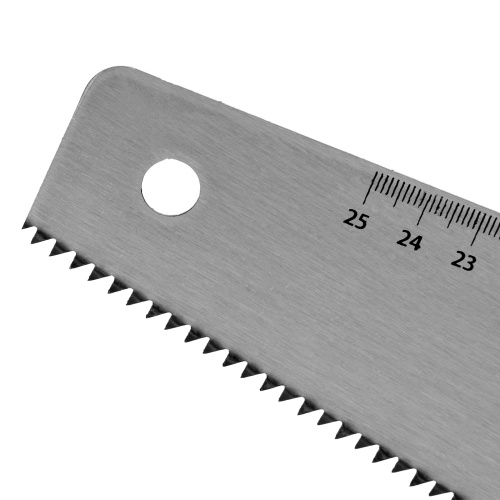 Ножовка по дереву, 450 мм, 7-8 TPI, каленый зуб, линейка, деревянная рукоятка Sparta по ценам производителя в Москве с доставкой по всей России