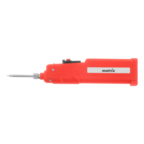 Паяльник беспроводной 4.5 В, 8 Вт, 350°С, припой 10 г, работа от элементов питания 3хАА Matrix по ценам производителя в Москве с доставкой по всей России